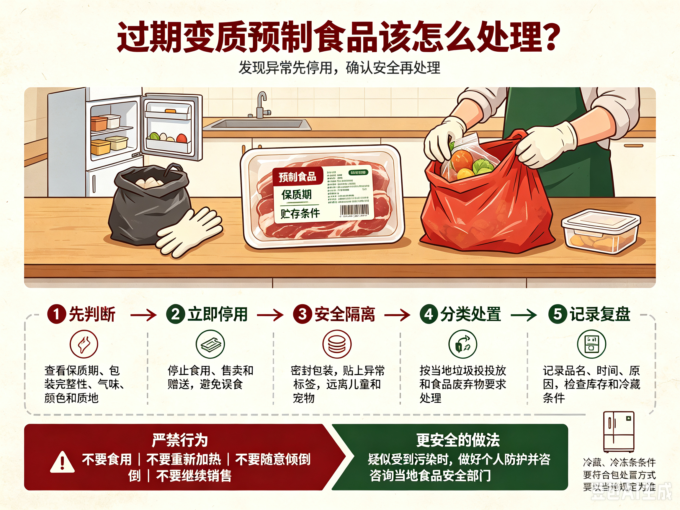 广州过期预制食品销毁处理